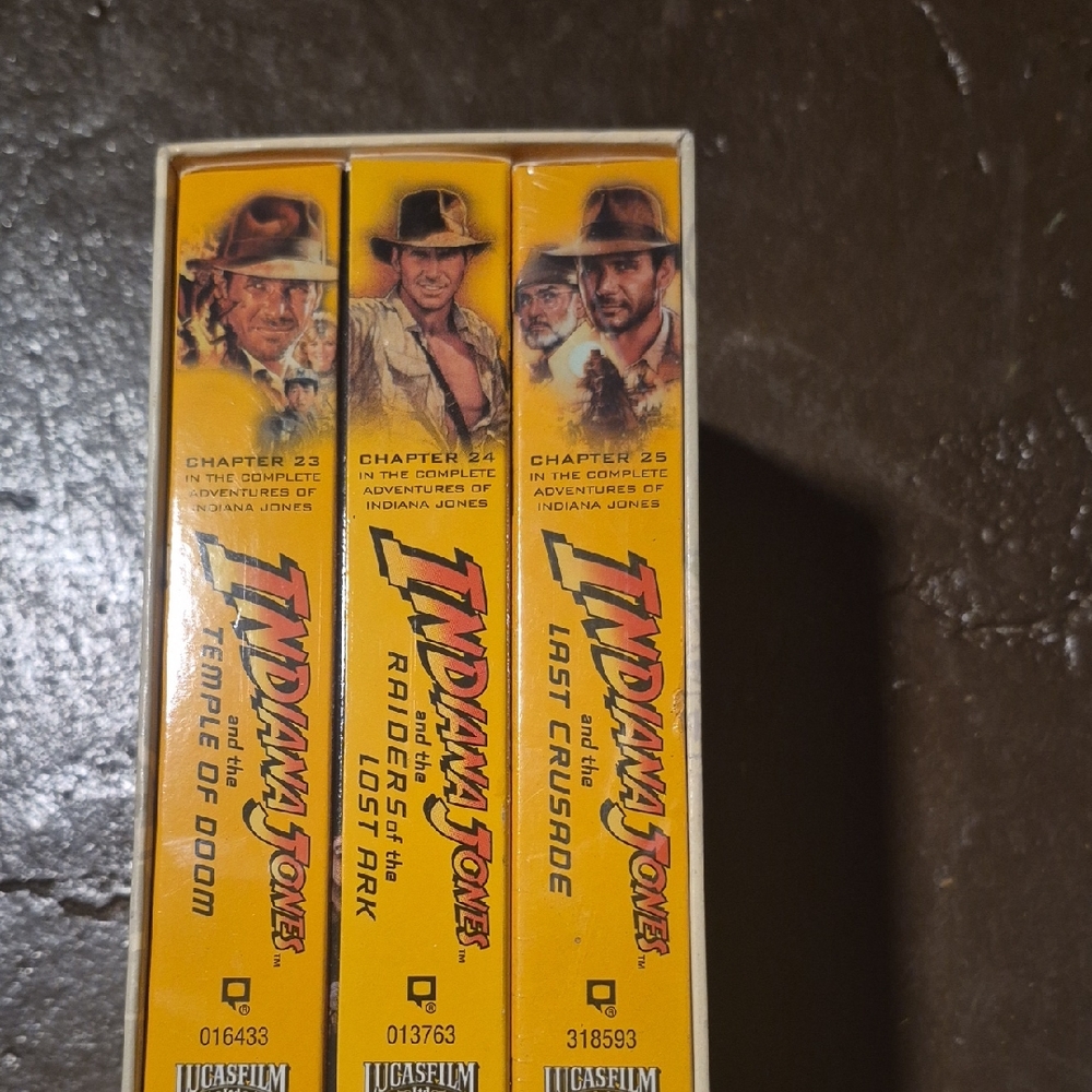 Indiana Jones Trilogy Box Set VHS